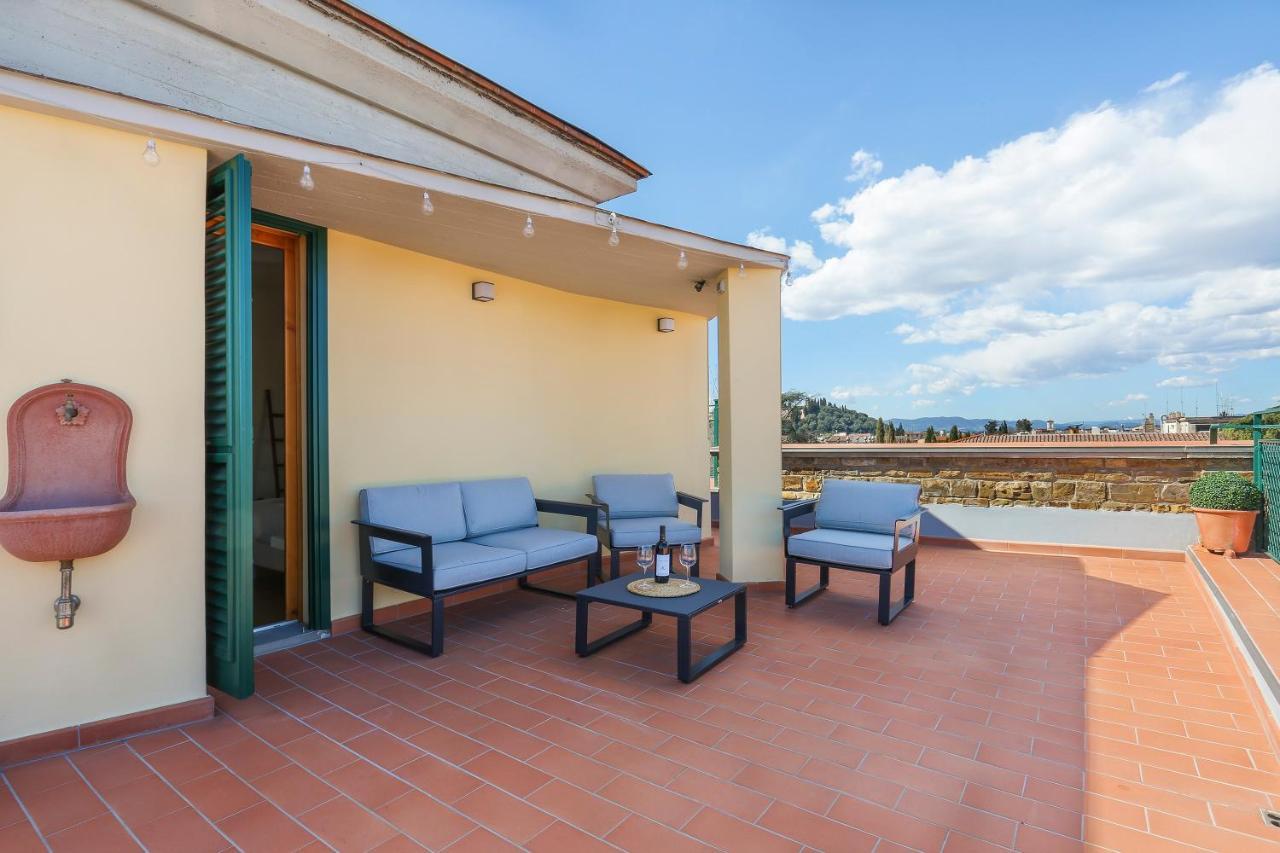 佛罗伦萨Penthouse With Big Terrace In Oltrarno公寓 外观 照片